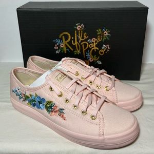 Keds x Rifle Paper Co. Embroidered Canvas Sneakers